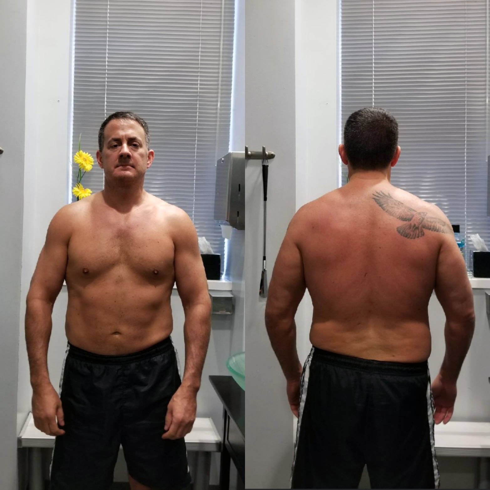 Weight loss progress with personal trainer Washington DC
