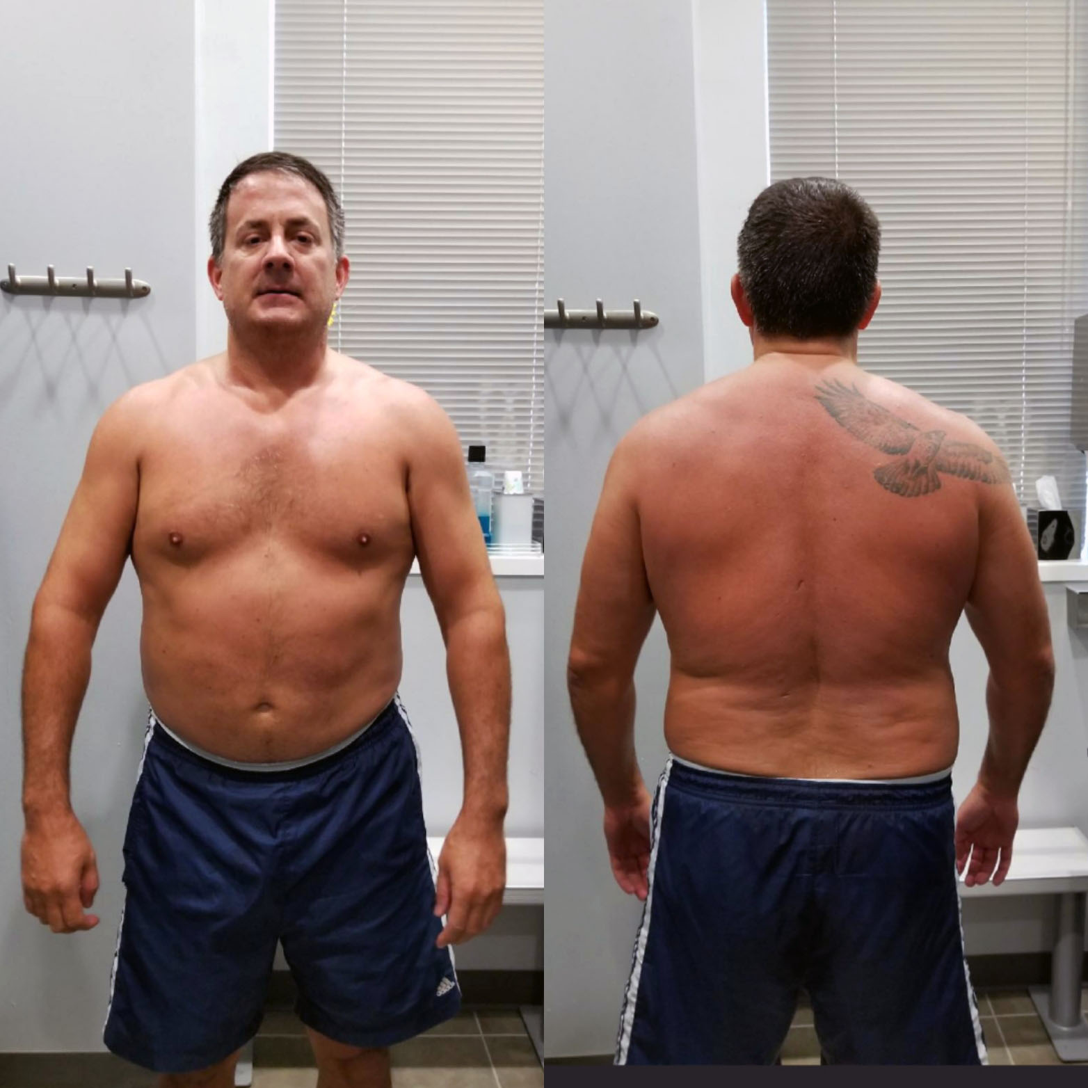 Before strength training transformation Washington DC